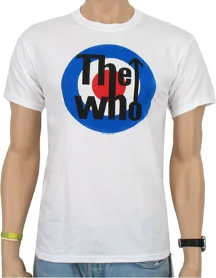 Produktbild von Who - Bullseye Logo T-Shirt, weiss, XL