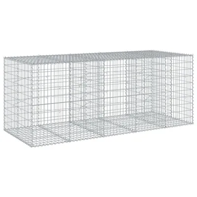 Produktbild von Gabione mit Deckel 250x100x100 cm Verzinktes Eisen