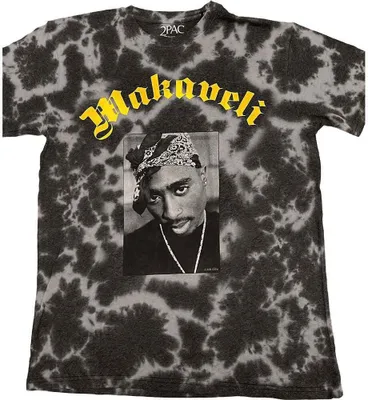 Produktbild von Tupac Shakur - "Makaveli" T-Shirt für Herren/Damen Uni RO9921 (L) (Grau)