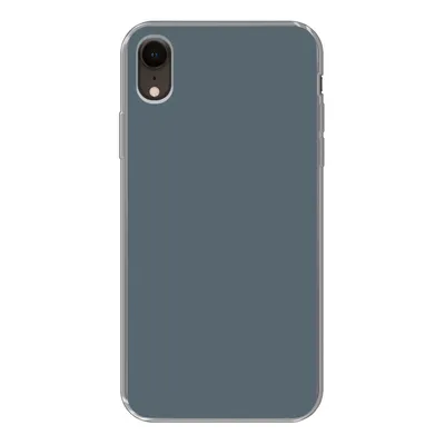 Produktbild von MuchoWow® Handyhülle Schutzhülle Hülle für iPhone XR Farben - Blau - Innen Silikon Softcase Handy Hülle - Schutzdeckel