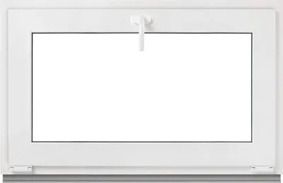 Produktbild von Framex Kellerfenster - Kippfenster Weiß 75 x 40 cm 2 Fach 32 mm (4/24/4) Fenster Kunststofffenster Breite x Höhe (750 x 400 mm) Funktion Kipp Fenster