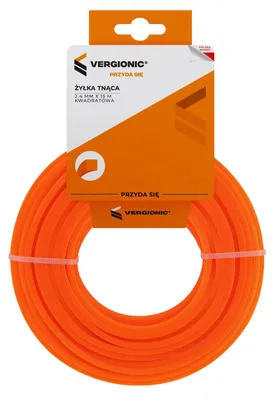 Obrázok produktu pre Žacia struna do krovinorezu 2,4 mm 15 m štvorcová nylonová struna do vyžínača na trávu a burinu