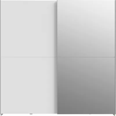 Produktbild von Furniture24 Kleiderschrank Schach&Matt Shms42233-120 Schwebetürenschrank Forte Weiß