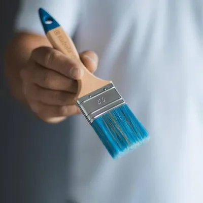Produktbild von Flachpinsel, 70 mm, Farben auf Wasserbasis
