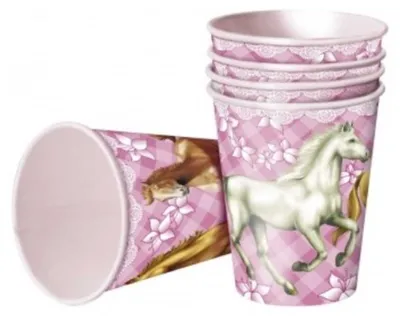 Produktbild von Massamarkt Becher Pferde 25cl 8 Pieces