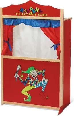 Produktbild von Kasperletheater Holz ca. 78x41x120cm