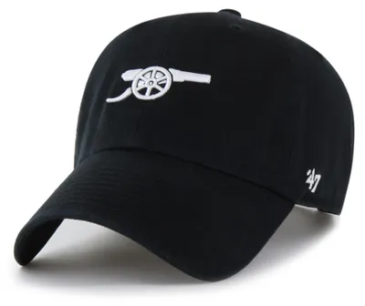 Produktbild von '47 Brand Cap Arsenal FC '47 CLEAN UP Strapback Black (BKB)
