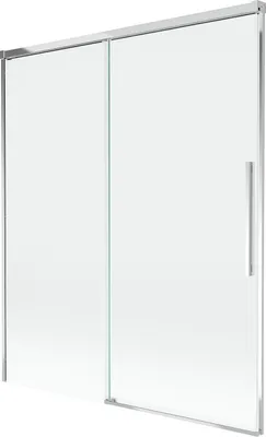 Immagine prodotto di Mexen Rox paratia per vasca da bagno scorrevole a 2 ante 140 x 150 cm, trasparente, cromo - 8C9-140-001-01-00