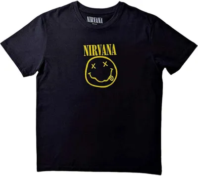 Produktbild von Nirvana Flower Sniffin (Back Print) Black S T-Shirt