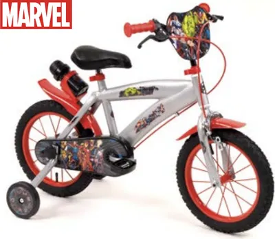 Obrázek produktu pro Disney Avengers 14palcové dětské kolo pro chlapce 4-6 let Stříbrná