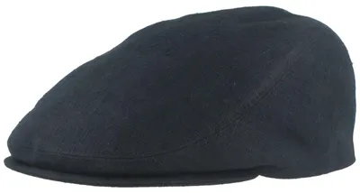Bullani knautschbare Schiebermütze Flatcap aus 100% Leinen in blau