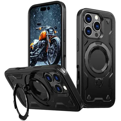 Image de Coque Lenuo Armor pour iPhone 16 Pro, noire