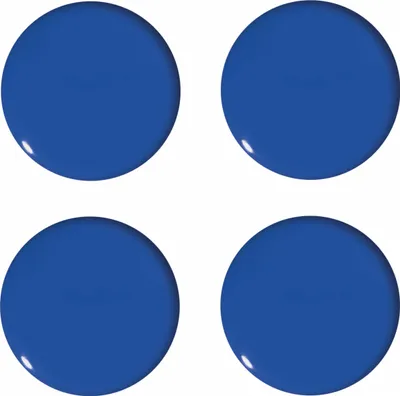 Zdjęcie produktu dla Magnesy do tablic niebieski 40mm/4 TETIS