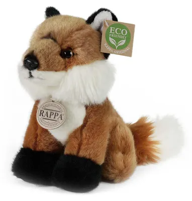 Produktbild von Sitzender Plüschfuchs, 20 cm, umweltfreundlich