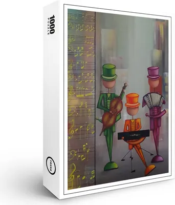 Produktbild von raxxa Premium-Puzzle "Die Musiker", 1000 Teile