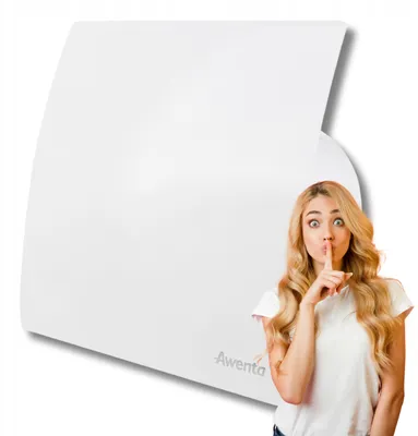 Produktbild von Awenta Silent Ø 100 mm Badezimmerlüfter mit Timer Weiß