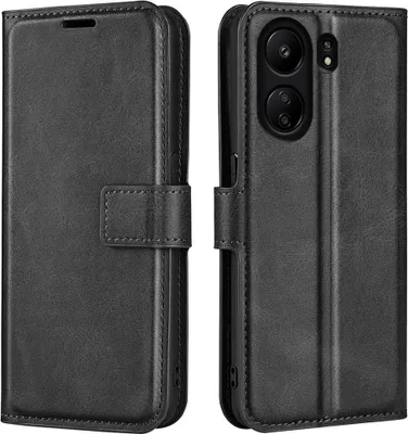 Produktbild von Xiaomi Redmi 13C / Poco C65 Hülle - Coverup Deluxe Klapphülle - Schwarz