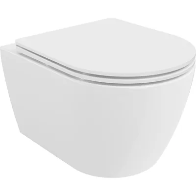 Obrázek produktu pro Mexen Carmen WC mísa Rimless s pomalu padající deskou slim, duroplast, Bílá - 30880300