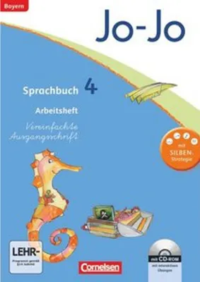 Obrázok produktu pre Jo-Jo Sprachbuch - Grundschule Bayern. 4. Jahrgangsstufe - Arbeitsheft in Vereinfachter Ausgangsschrift mit interaktiven Übungen auf scook.de