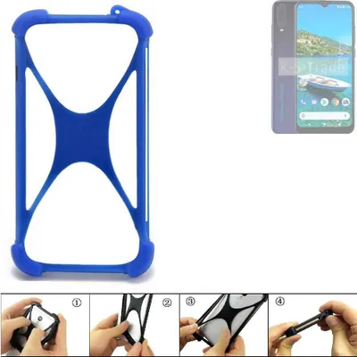 Produktbild von K-S-Trade Handy Hülle kompatibel mit General Mobile  Gm 10 Silikon Schutzhülle Cover Case Bumper Silikoncase TPU Softcase Schutz Hülle Smartphone
