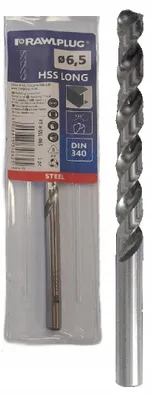 Produktbild von Rawlplug RT-HSSL Verlängerter HSS-Bohrer für Metall, Alu