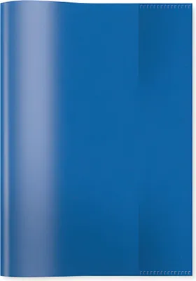 Produktbild von HERMA Heftschoner DIN A5 aus PP transparent blau