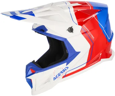Produktbild von Acerbis T711 Graphic Motocross Helm, weiß/rot/blau, S  (55/56)
