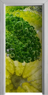 Produktbild von Tür Selbstklebende 90x210 cm Türfolie Türtapete Klebefolie - Zitrusfrüchte Frische Zitrone