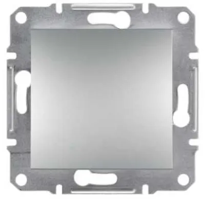 Immagine prodotto di Interruttore unipolare senza cornice, alluminio Schneider Asfora EPH0100161