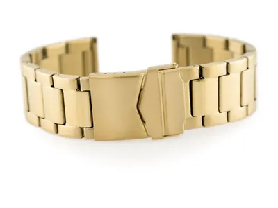 Produktbild von Armband 676G - Stahlquote - Gold - 22 mm