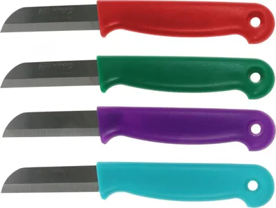 Produktbild von Floristenmesser Set 10 Stück 15cm - Solingen Qualität, rutschfester Griff, zufällige Farbe