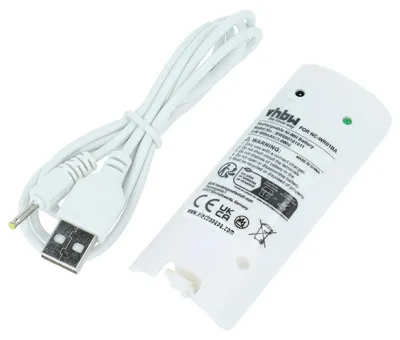 Produktbild von vhbw Akku kompatibel mit Nintendo Wii Controller, Remote Plus Gamepad Controller (400 mAh, 2,4 V, NiMH)