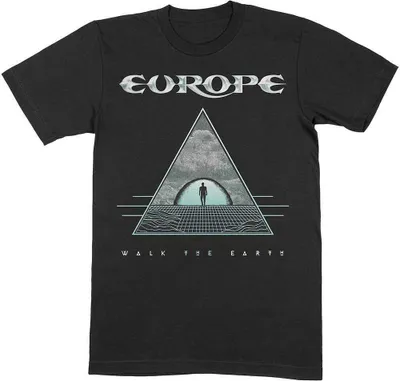Obrázok produktu pre Europe Walk The Earth Black XL Tričko