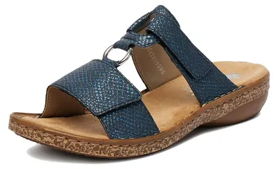 Produktbild von Rieker fsk damen sandalen Pantolette blau in Gr. 41