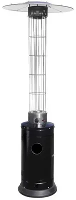 Obrázok produktu pre Gordon G1184 Terasový plynový ohřívač se skleněným krytem, 12,5 kW, černý