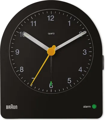 Image de BRAUN BC22 BK Réveil à quartz noir
