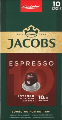 Produktbild von Jacobs Espresso Intenso | 10 Nespresso® komp. Kapseln
