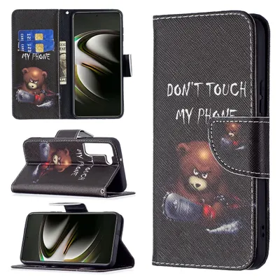 Produktbild von Für Samsung Galaxy S22 5G Kunst-Leder Handy Tasche Motiv 5 Hülle Etui Case Cover