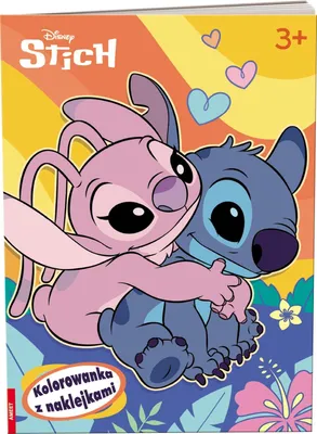 Obrázok produktu pre Omaľovánka so samolepkami Stitch