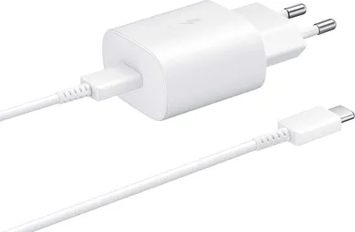 Produktbild von Samsung USB-C Schnellladegerät 25W mit USB-C Ladekabel 1m - Weiß