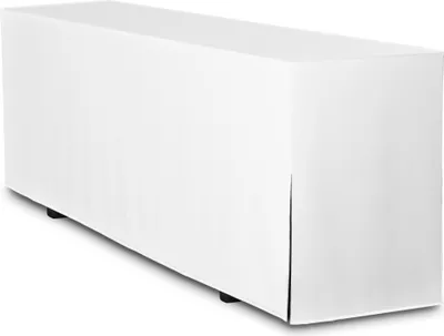 Produktbild von TexDeko Biertischhusse Premium für Bierzeltgarnitur 220 x 50cm Blickdicht waschbar nur Tisch (Weiß)