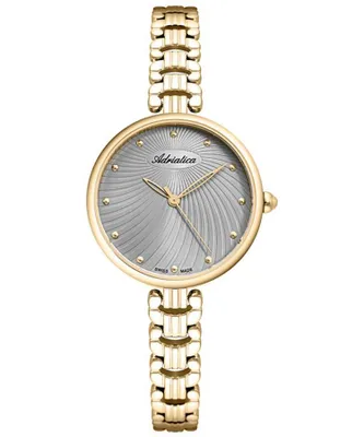 Produktbild von Adriatica Classic Damenuhr A3822.1147Q Gold