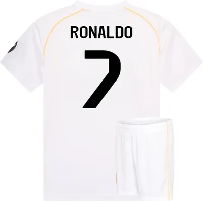 Zdjęcie produktu dla Zestaw koszulek piłkarskich Real Madryt Ronaldo do domu - dziecko - 128
