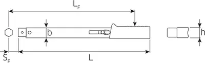 Zdjęcie produktu dla STAHLWILLE 50184010, Klucz dynamometryczny, 936 g