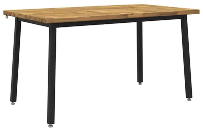 Image de Table à manger carrée 140 x 70 x 75 cm Bois d'Acacia Massif