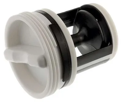 A washing machine pump filter.