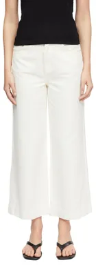 Produktbild von COMMA Damen Jeans – Wide Leg, Ankle, Zopf-Detail