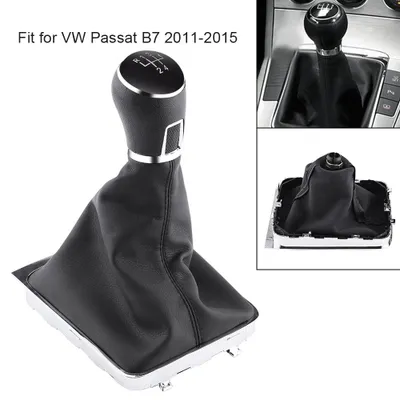 Produktbild von Schaltknauf, verschleißfest, staubdicht, 5-Gang-Schaltknauf, 3AA711113A, Kunstleder, langlebig, für B7 2011–2015