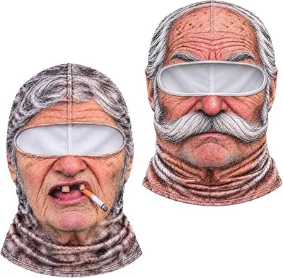 Produktbild von Lustige Sturmhaube Für Motorrad, Damen & Herren, 3D-Skimaske, Atmungsaktiv, Winddicht, Unisex, Sport, Karneval Halloween