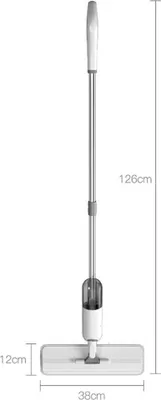 Zdjęcie produktu dla Mop ze spryskiwaczem do czyszczenia podłóg Mop płaski ze spryskiwaczem do płytek podłogowych z rozpylaczem 3 nakładki na mopa do domu Kuchnia Drewniana podłoga ceramiczna